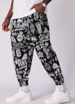 Штани вільного крою з малюнком на манжеті MFStore Изображение Штани вільного крою з малюнком на манжеті MFStore