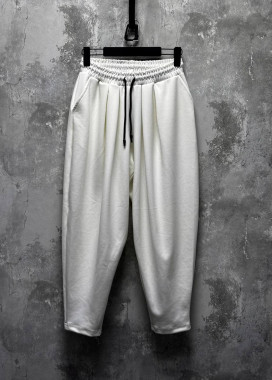 Штани вільного крою білого кольору MFStore Изображение Штани вільного крою білого кольору MFStore