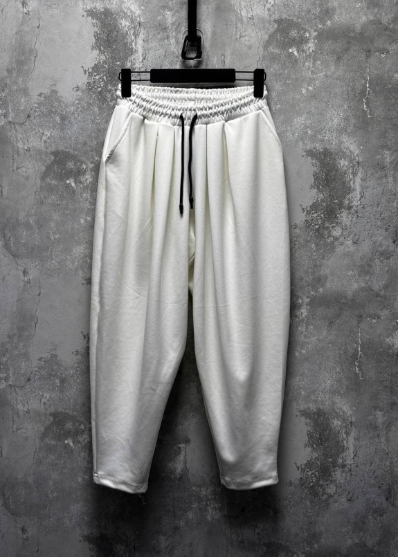 Штани вільного крою білого кольору MFStore Изображение Штани вільного крою білого кольору MFStore