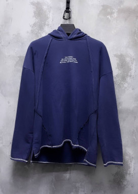 Дизайнерське худі вільного крою фіолетове MFStore Изображение Дизайнерське худі вільного крою фіолетове MFStore