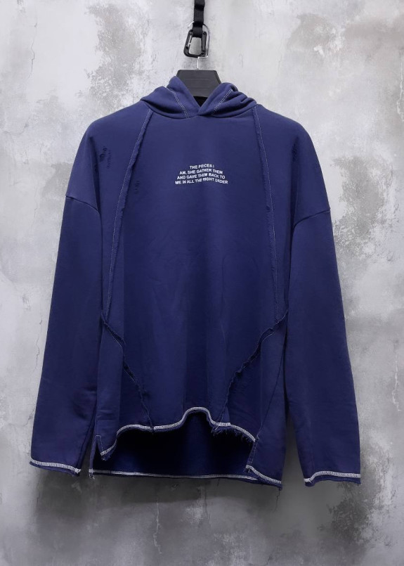 Дизайнерське худі вільного крою фіолетове MFStore Изображение Дизайнерське худі вільного крою фіолетове MFStore