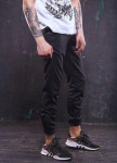 Спортивные штаны мужские черные Рокки Tur streetwear Изображение Спортивные штаны мужские черные Рокки Tur streetwear