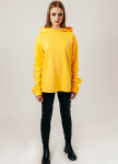 Худи жёлтого цвета Street style Изображение Худи жёлтого цвета Street style