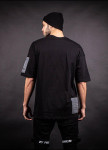 Футболка черная с рефлективными вставками MFStore Изображение Футболка черная с рефлективными вставками MFStore