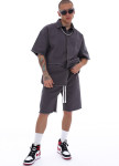 Костюм оверсайз з рубашкою сірий MFStore Изображение Костюм оверсайз з рубашкою сірий MFStore