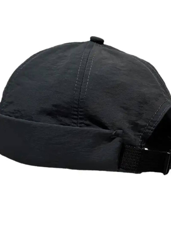 Кепка безкозирка чорного кольору з плащівки MFStore Изображение Кепка безкозирка чорного кольору з плащівки MFStore