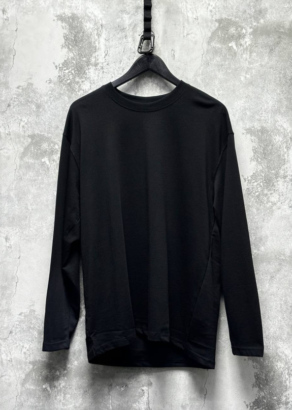 Лонгслів базовий бавовняний чорний MFStore Изображение Лонгслів базовий бавовняний чорний MFStore