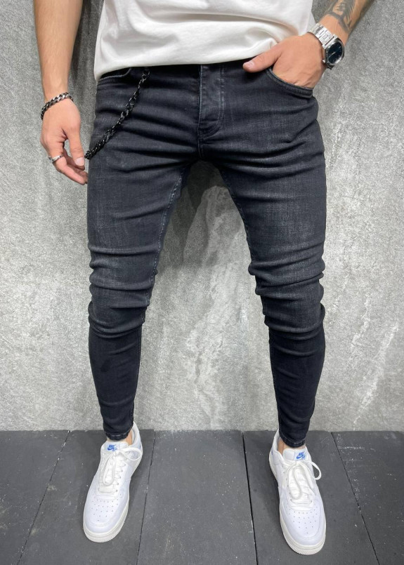 Джинсы мужские узкие темно-серые MFStore Изображение Джинсы мужские узкие темно-серые MFStore