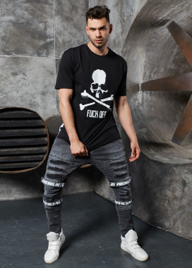 Футболка bad choices черно-белый MFStore Изображение Футболка bad choices черно-белый MFStore