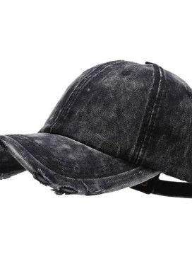 Бейсболка з вареної бавовняної тканини з потертостями MFStore Изображение Бейсболка з вареної бавовняної тканини з потертостями MFStore