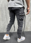 Изображение Дизайнерские джинсы карго серые MFStore