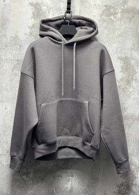 Худі оверсайз на флісі базове сіре MFStore Изображение Худі оверсайз на флісі базове сіре MFStore