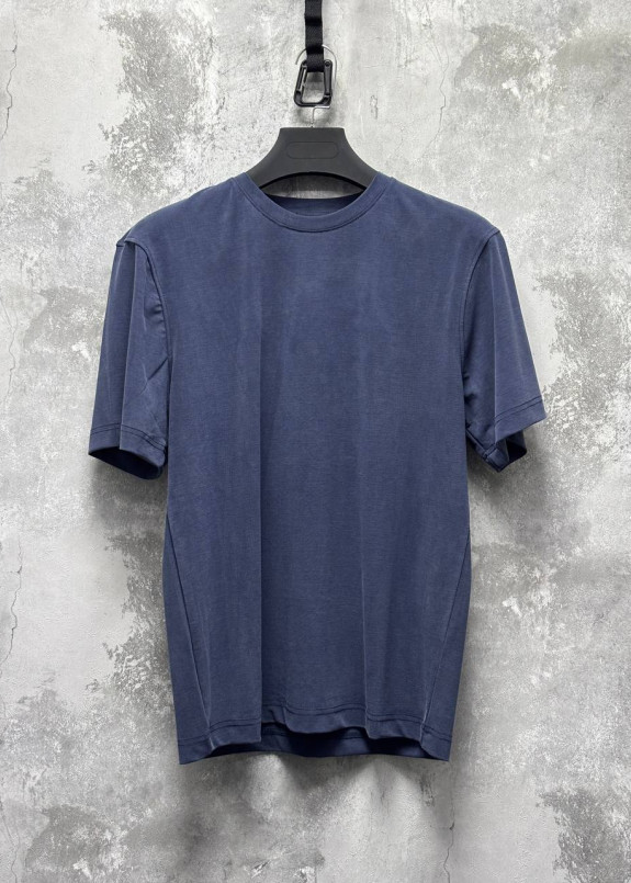 Базова футболка з приємної бавовняної тканини синя MFStore Изображение Базова футболка з приємної бавовняної тканини синя MFStore