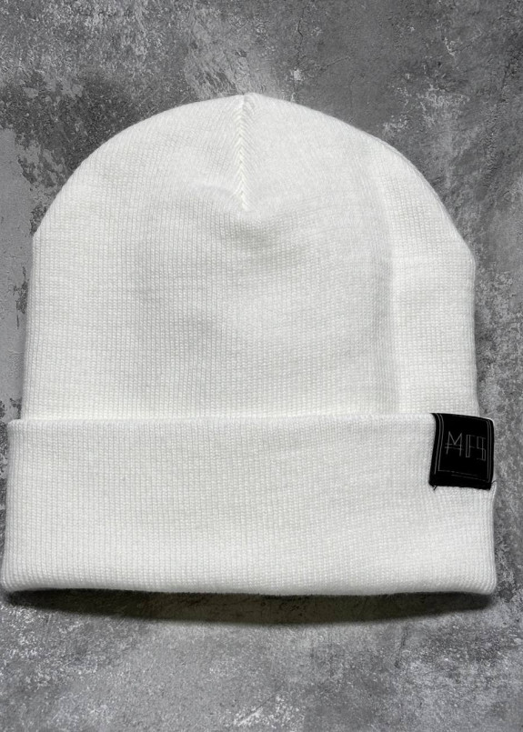 Шапка дрібної в'язки біла MFS Изображение Шапка дрібної в'язки біла MFS