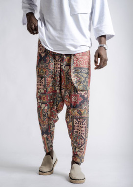 Стильні штани вільного крою галіфе різнокольорові MFStore Изображение Стильні штани вільного крою галіфе різнокольорові MFStore